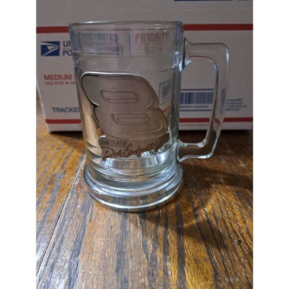 Vintage Nascar Dale Earnhardt Jr Clear Handled Mug, Glass, Cup #8 - Picture 1 of 7